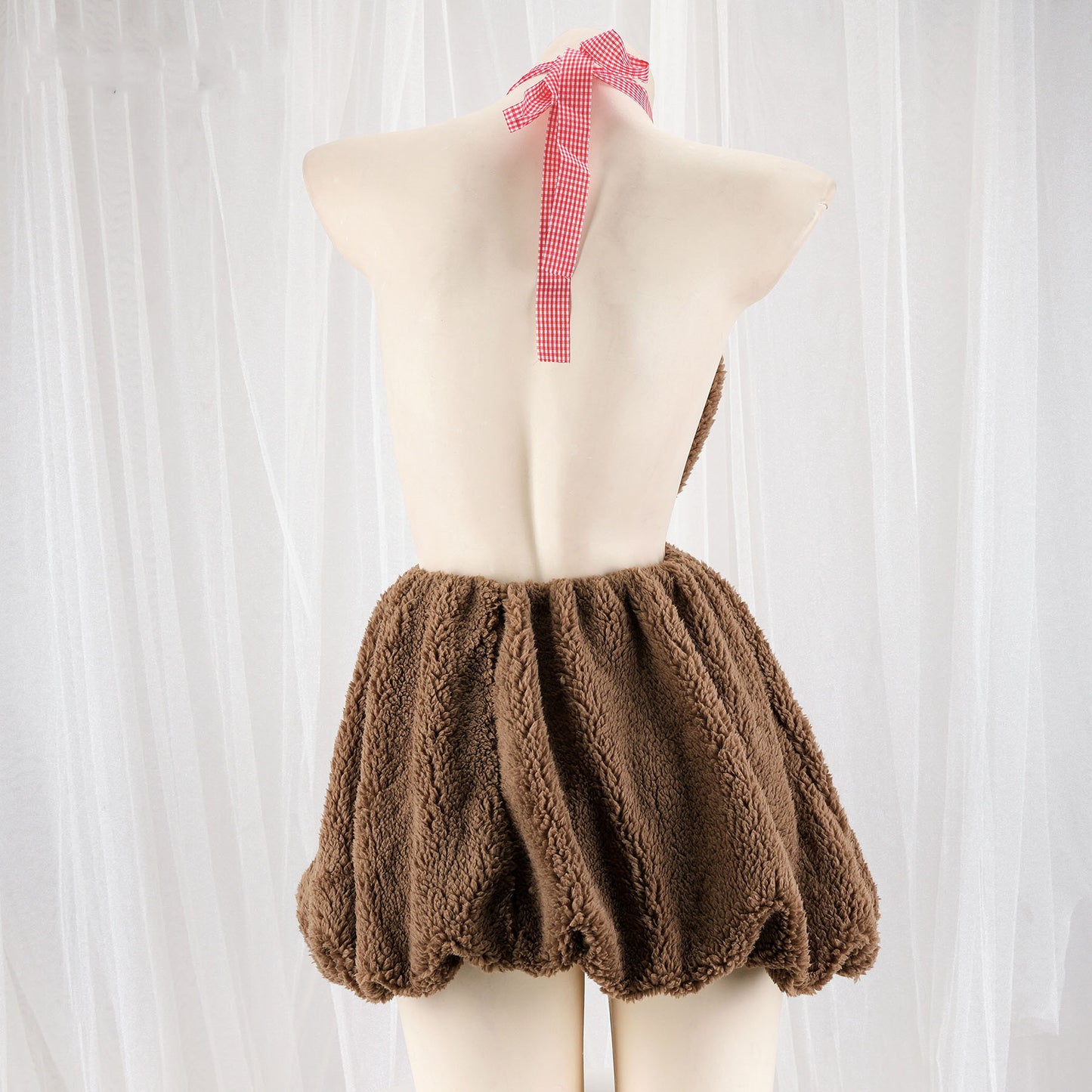 Brown plush bear dress UB98698