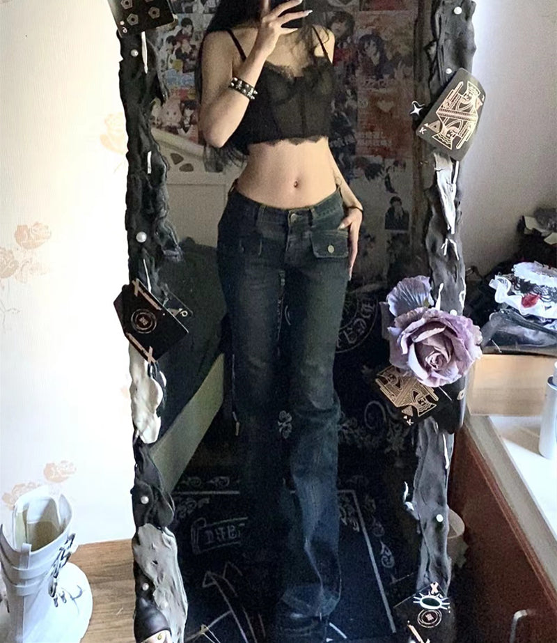 Y2k Bootcut Jeans UB98437