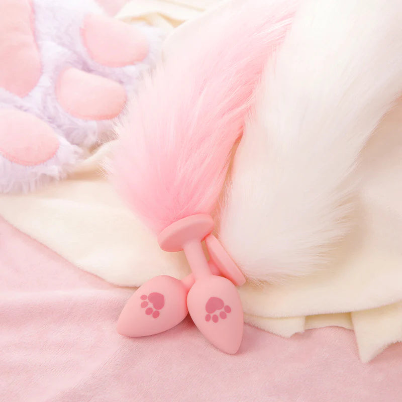 GLOWING RABBIT FOX TAIL ANAL PLUG UB98897 Uoobox GLOWING RABBIT FOX TAIL ANAL PLUG UB98897 Uoobox