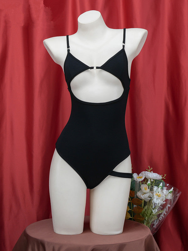 Black Strappy Swimsuit UB99310