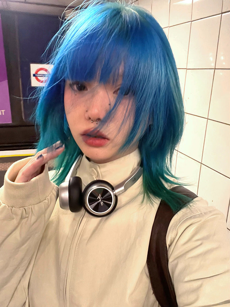 Y2k Blue Gradient Wig UB99215
