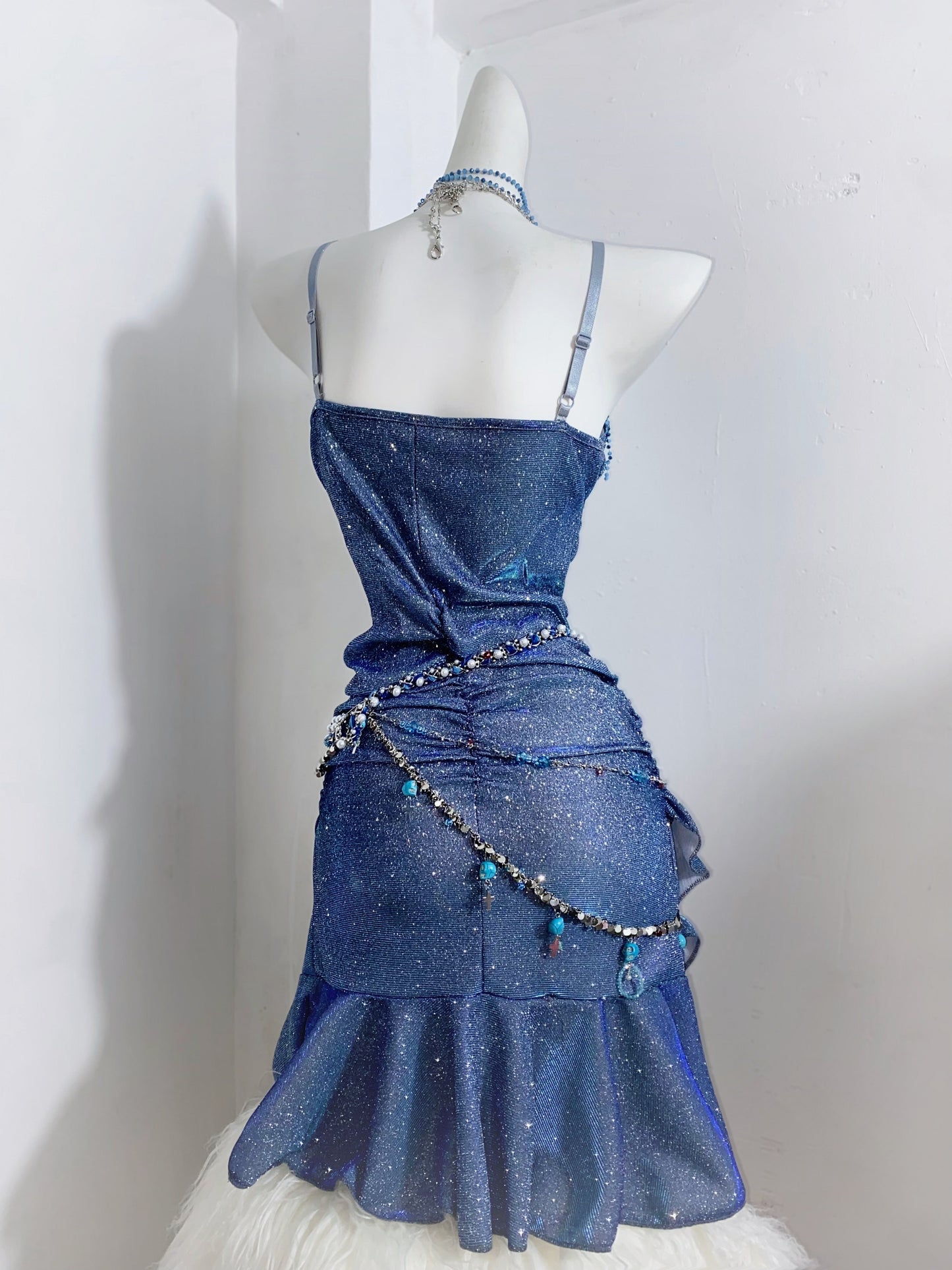 Blue Fishtail Skirt UB99147