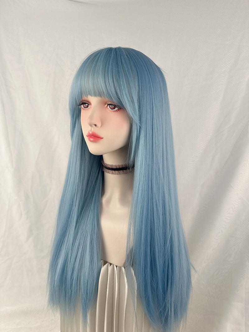 Y2k Blue Wig UB98860