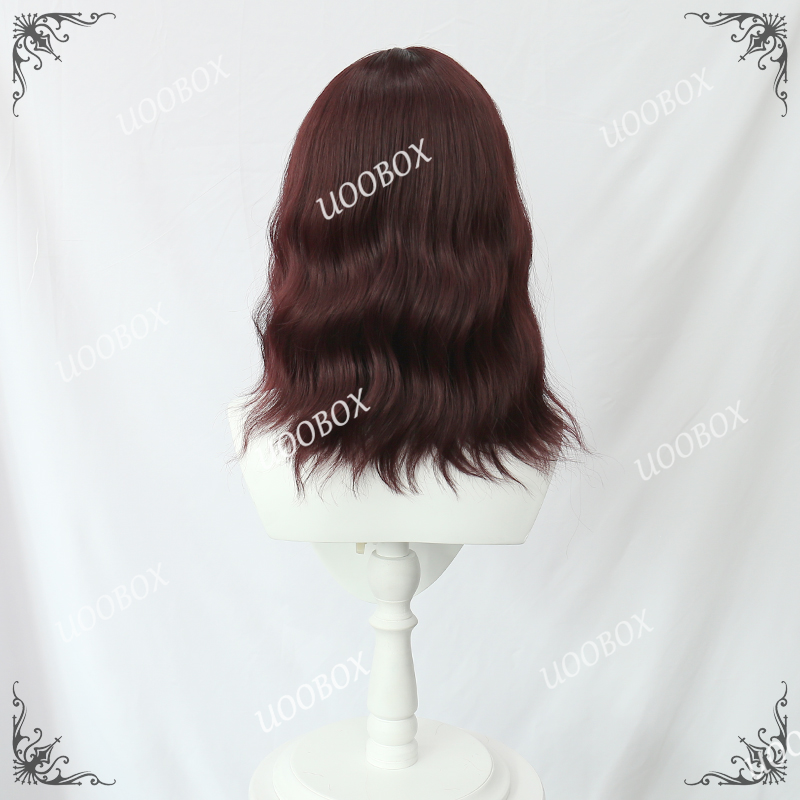 Original Brown Red Curly Wig XC819A