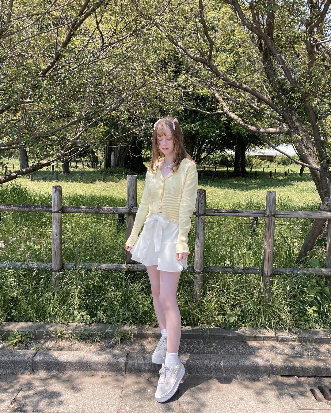 "FLORAL EMBROIDERY KNITTED" CARDIGAN N110505