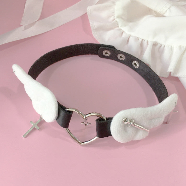 Y2K Angel Wings Collar UB99144