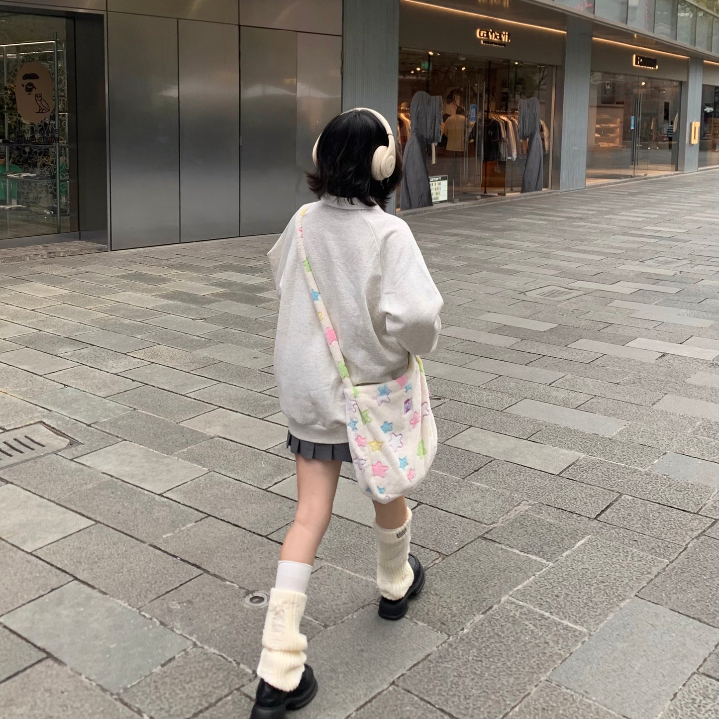 Star Plush Crossbody Bag UB98905