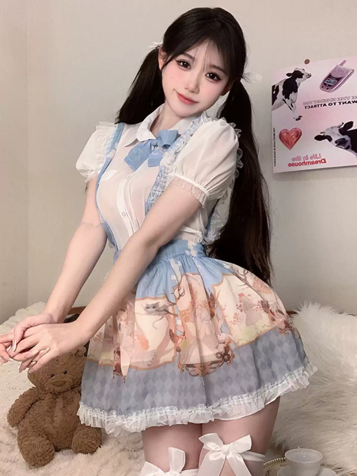 Cute blue uniform UB1385
