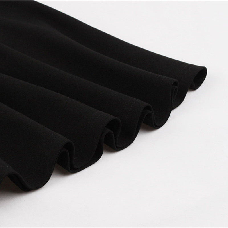 "BLACK RETRO MESH BOWKNOT" DRESS Y021609