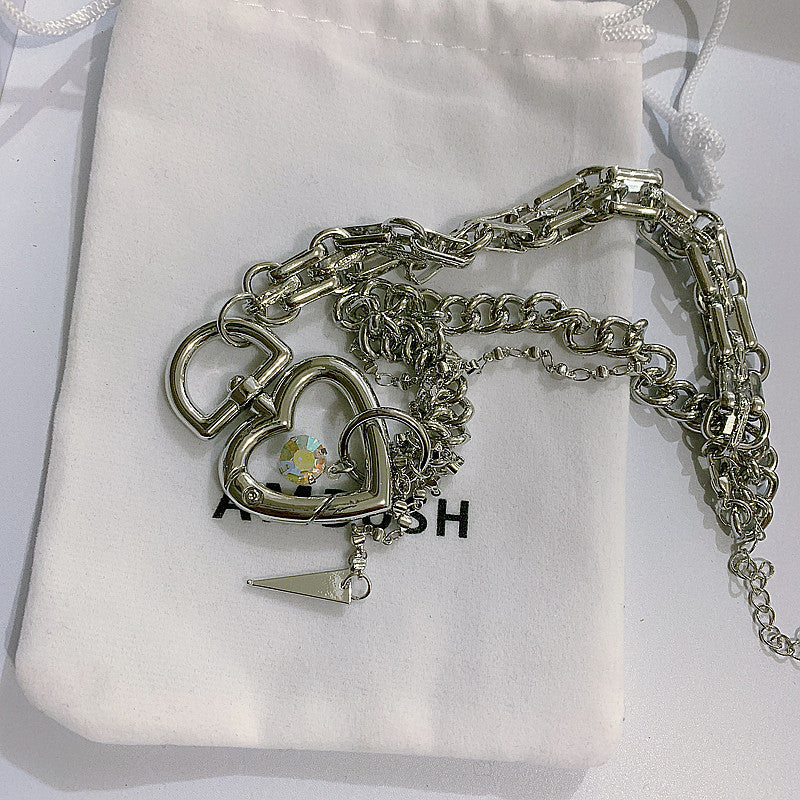 "Love Chain Lock Thick Chain" Necklace Y040607