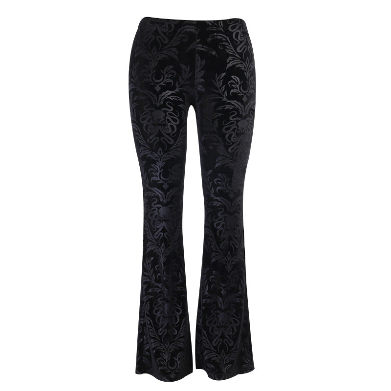 Vintage Suede Embossed Trousers UB3473