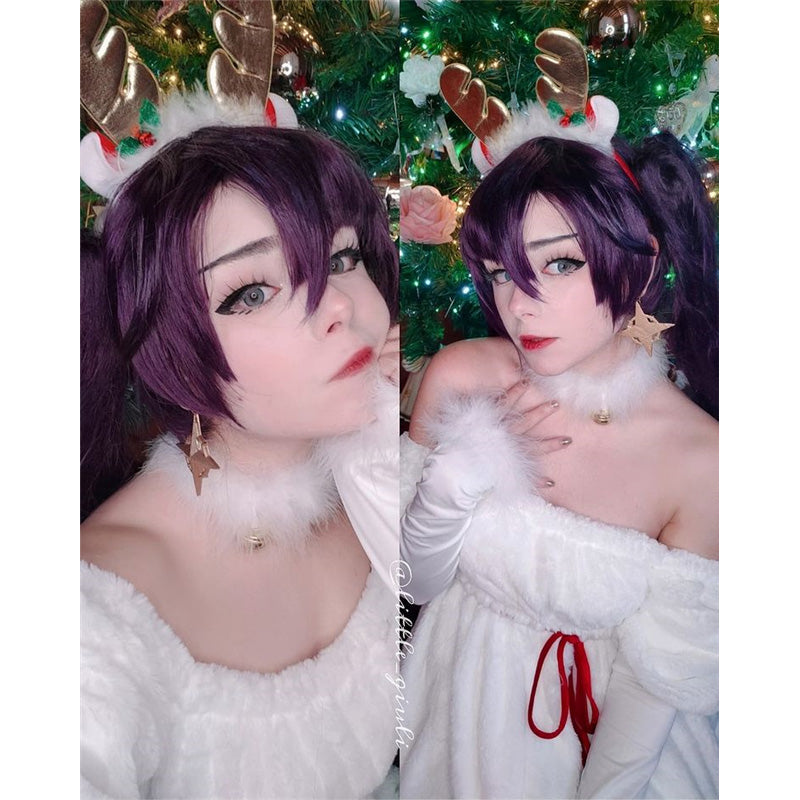 WHITE UNIFORM TEMPTATION ELK CHRISTMAS SUIT UB3270