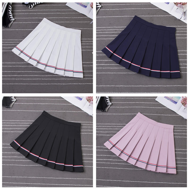 "CHIC" PLEATED SKIRT K052701