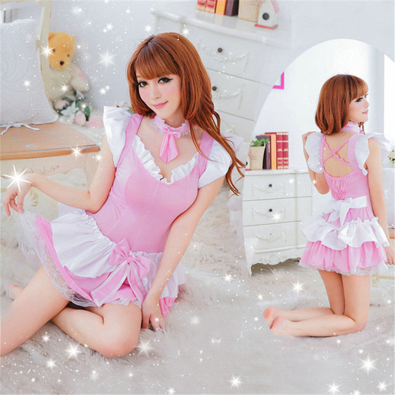 LINGERIE PINK MAID OUTFIT UB3408
