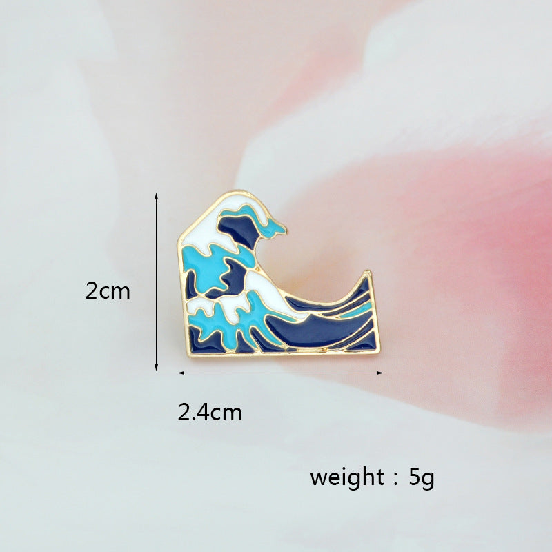 "OCEAN WAVES" PINS Y021210