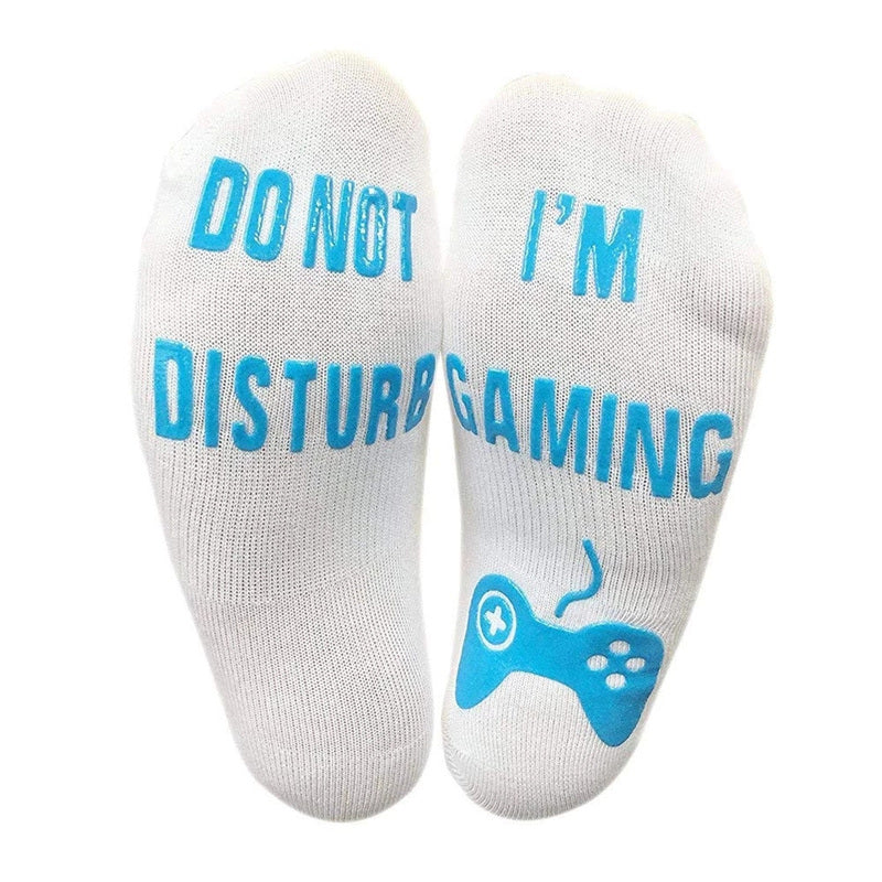 "DO NOT DISTURB I'M GAMING" SOCKS K092405