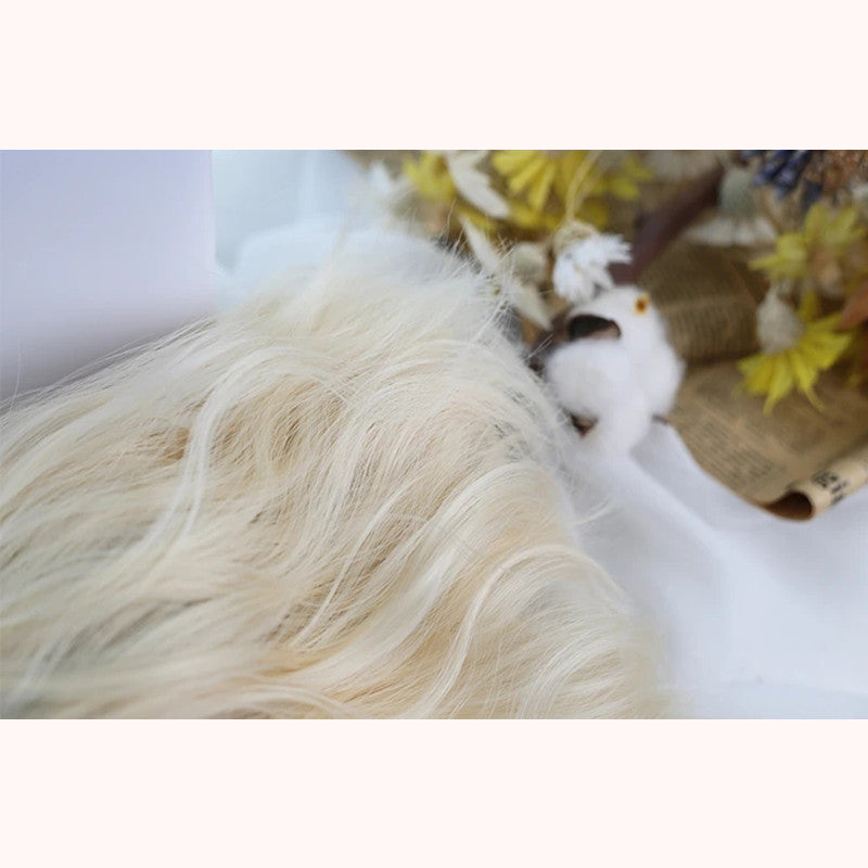 "LOLITA MILK WHITE AIR BANGS SHORT" WIG Y020812