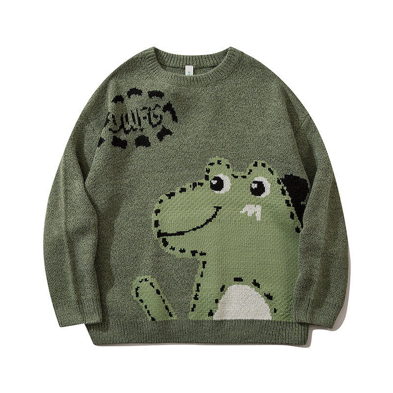 LITTLE DINOSAUR PULLOVER COUPLE SWEATER UB3443