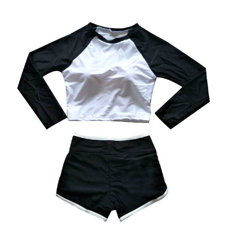 "JAPANESE LONG SLEEVE FITNESS" SWIMSUIT K042906