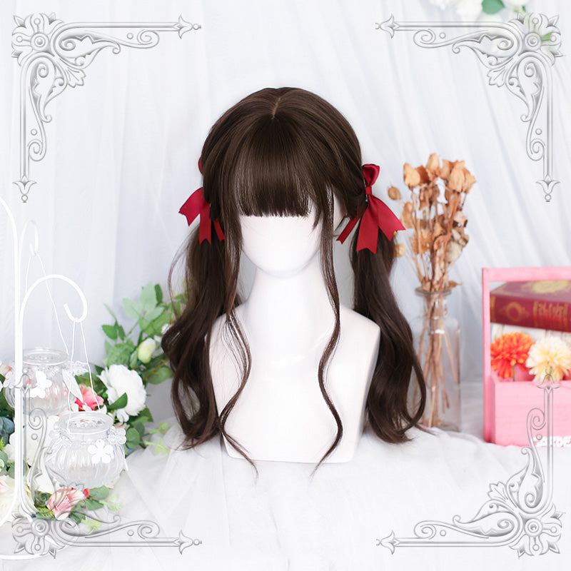 Brown Long Cruly Wig UB6253