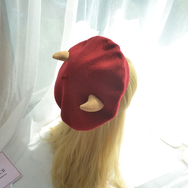 "LITTLE DEVIL CUTE HORN" BERET K110709