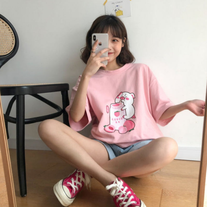 "AESTHETIC DRINKS” T-SHIRT N072006