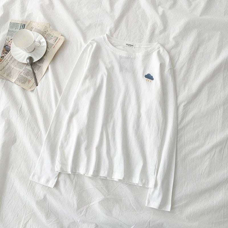 "EMBROIDERY WEATHER" LONG SLEEVE K052805