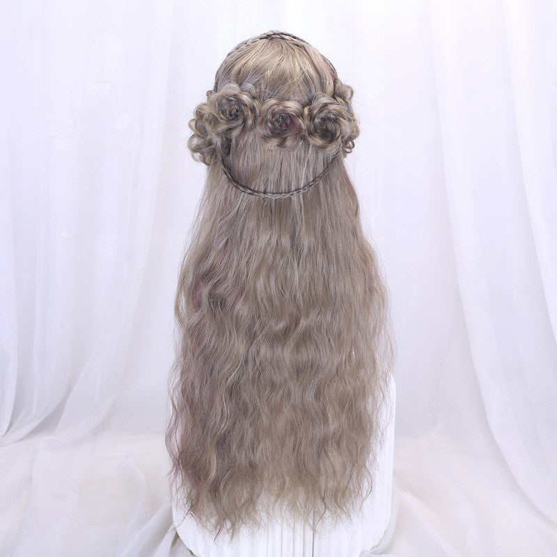 Lolita Braided Hair Styling Long Curly Wig UB3240