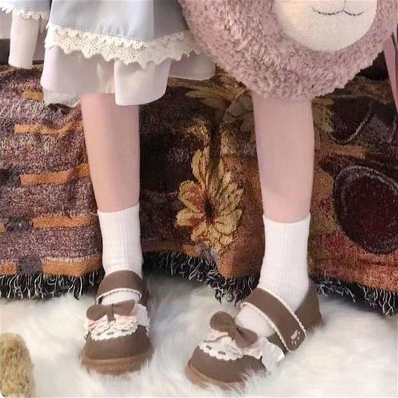 LOLITA ROUND TOE CUTE LITTLE LEATHER SHOES UB2630