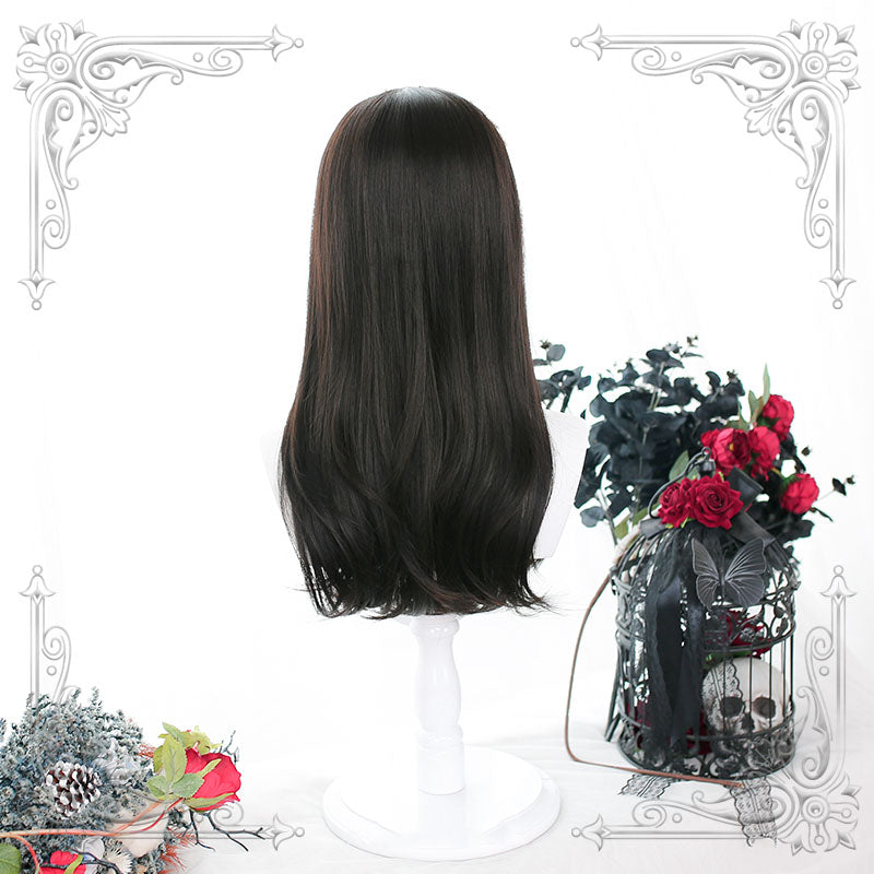 " BROWN LONG CURLY HAIR "WIG H082401