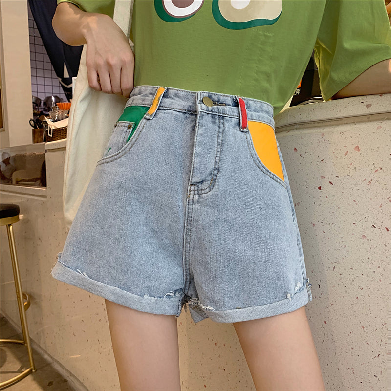 "PLUS SIZE CHIC CASUAL" DENIM SHORTS Y041009