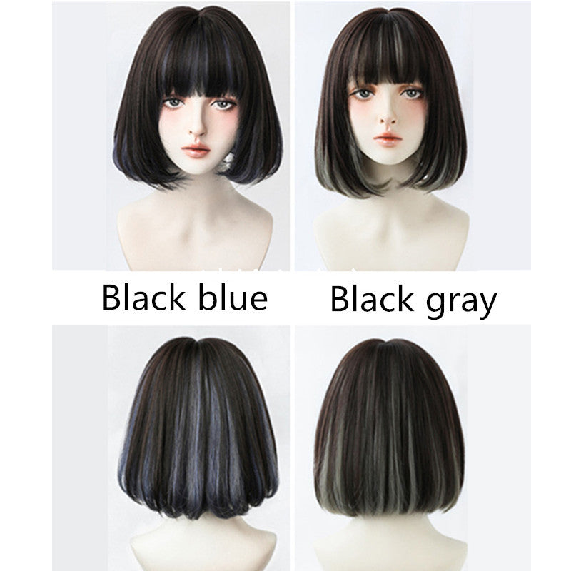 BLACK GRADIENT BOBO SHORT WIG UB3331