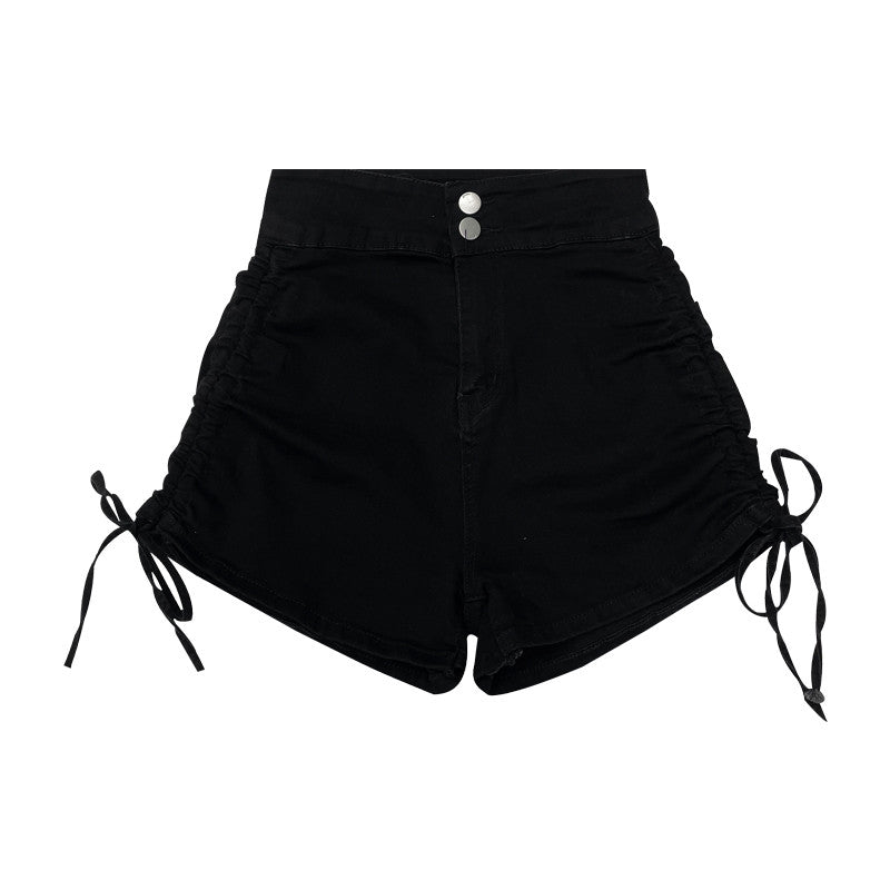 Drawstring Denim Shorts ER5771