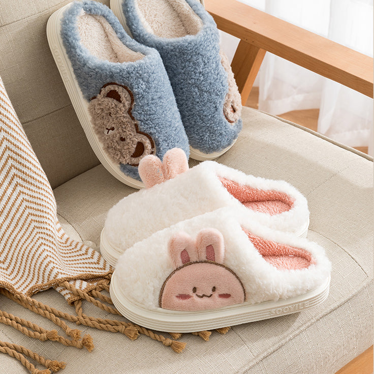 Cute Rabbit Cotton Slippers UB3489