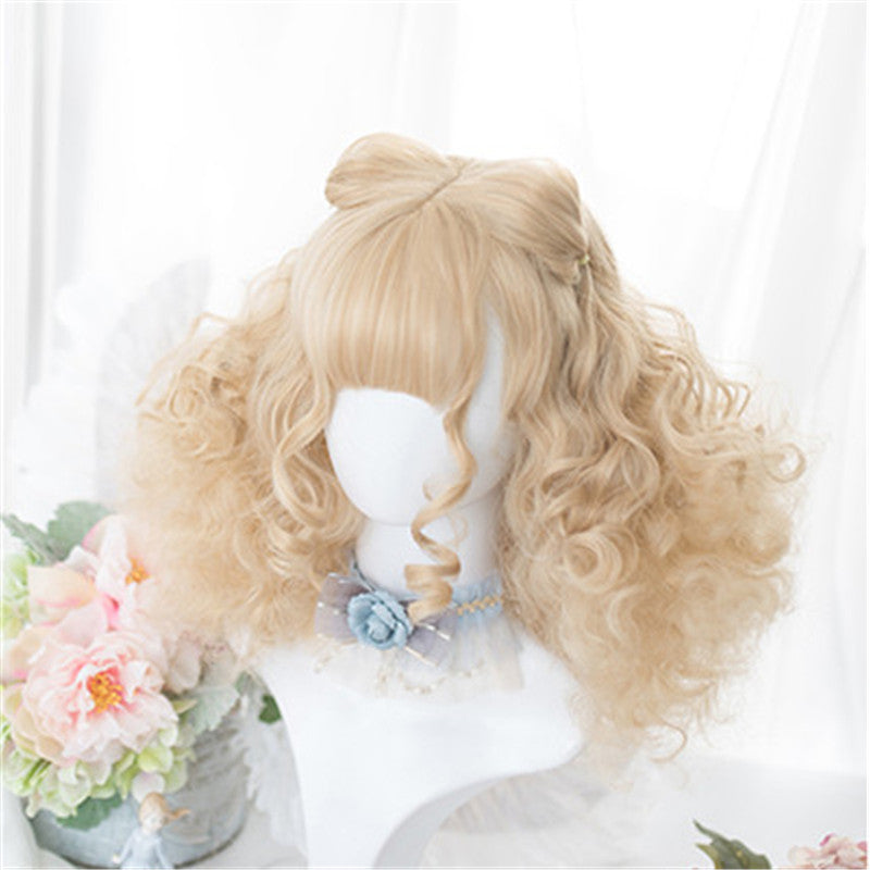 LOLITA BLONDE CURLY HAIR WIG UB3202