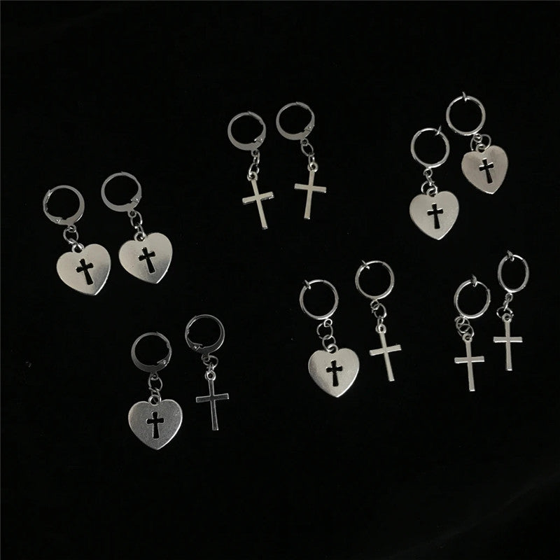 Love Cross Earrings EV4163