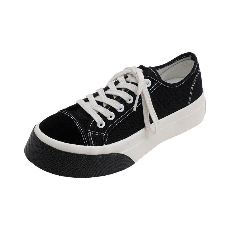 RETRO BIG TOE FLAT CANVAS SHOES UB3382