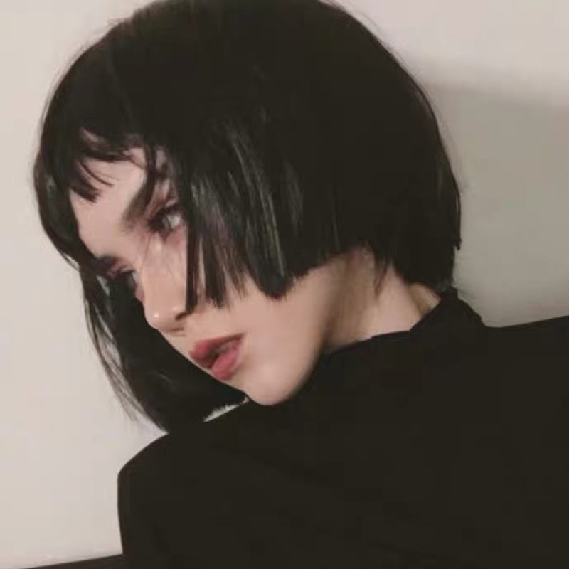 "BLACK COOL SHORT STRAIGHT" WIG K071709