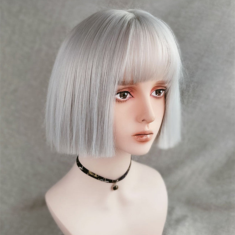 "MILK GOLD WIG / SILVER" SHORT WIG K122809