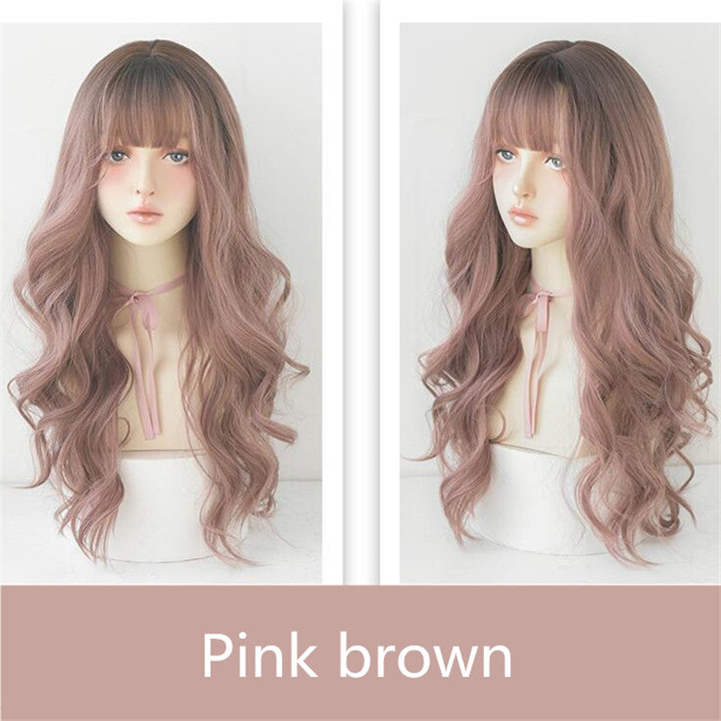 GOLDEN BIG WAVE LONG CURLY WIG UB3342