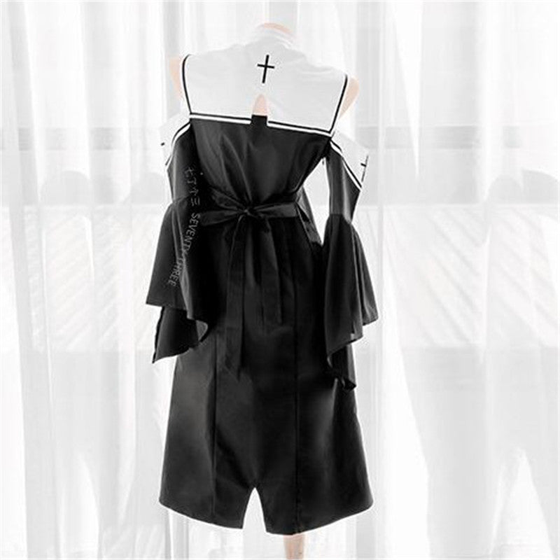 LONG DRESS BLACK UNIFORM UB3405