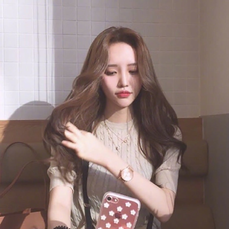 "KFASHION SWEET CHOCOLATE LONG CURLY" WIG Y040312