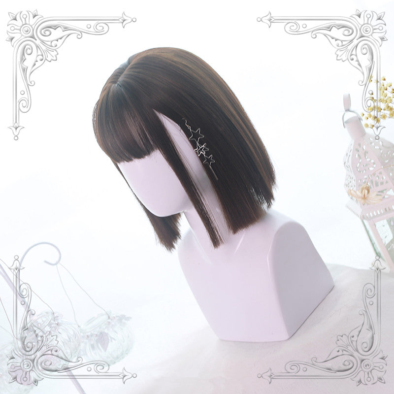 "LOLITA BLACK / BROWN STRAIGHT" WIG Y022903