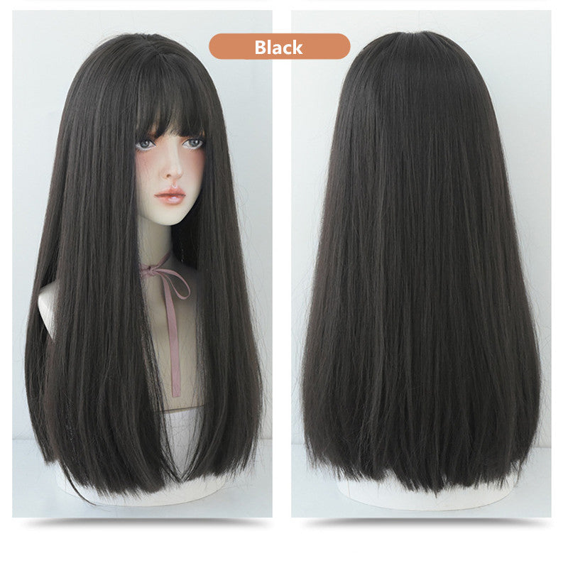 "NATURAL AIR BANGS LONG STRAIGHT" WIG N041402