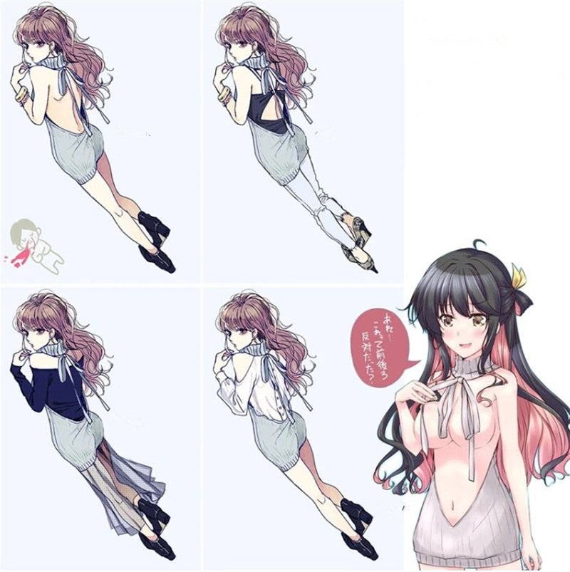 "BACKLESS" SWEATER N080509