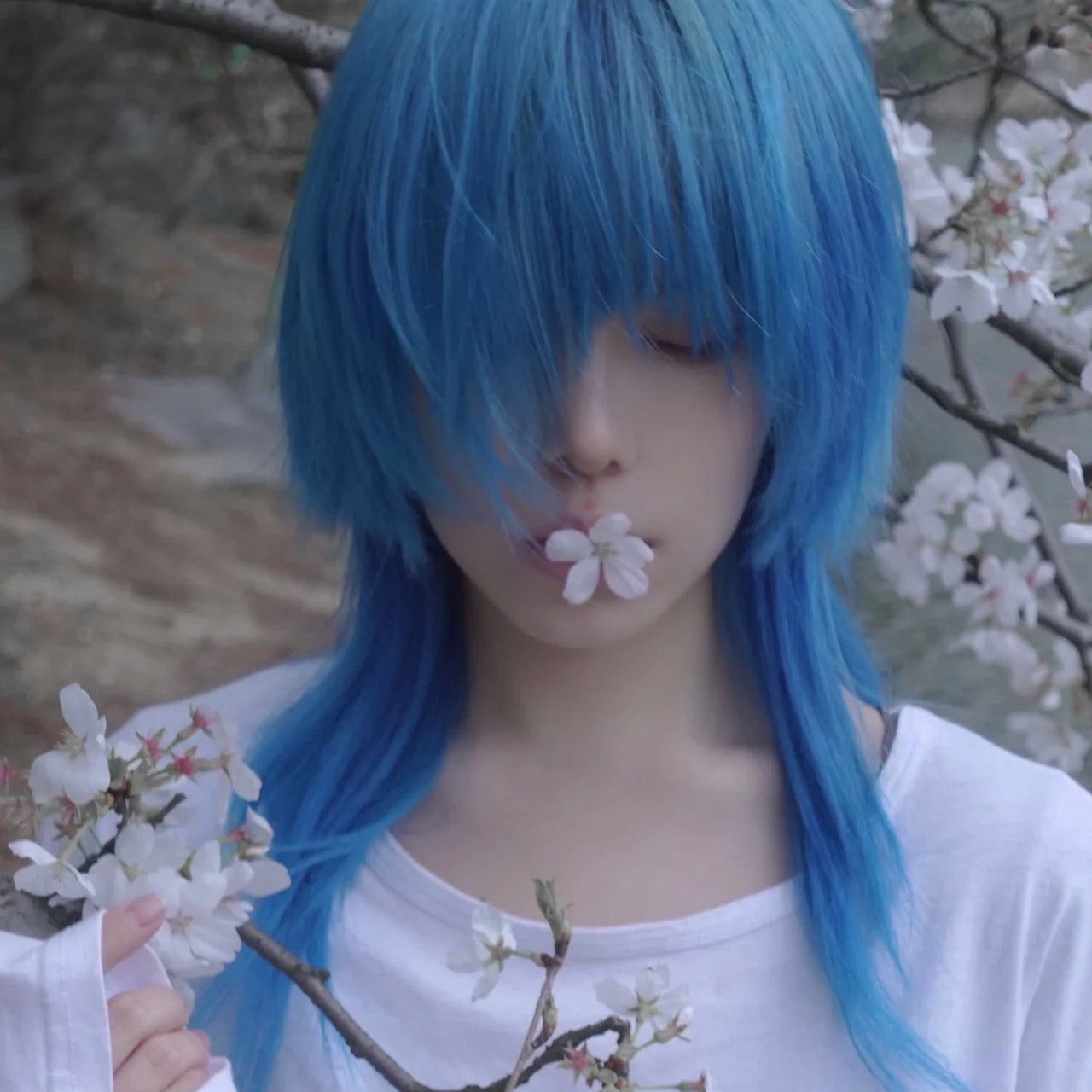 Blue Jellyfish Head Wig UB98109