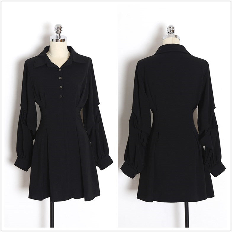 "LANTERN SLEEVE SHIRT" DRESS N102802