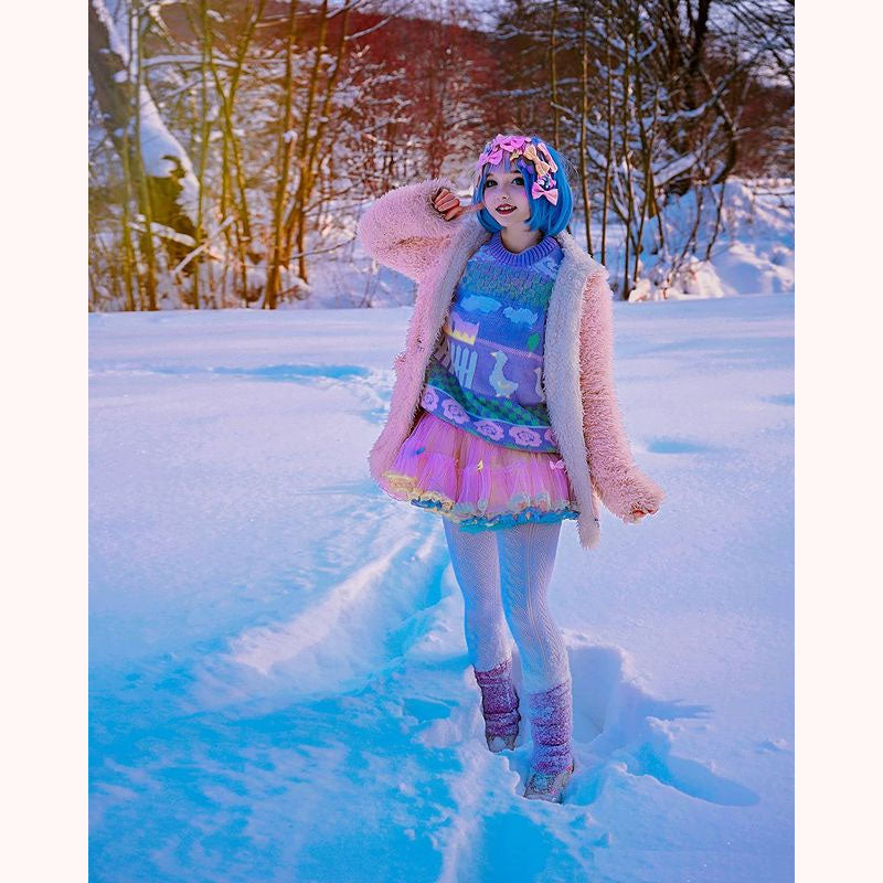 “CUTE DUCK” SWEATER W110706