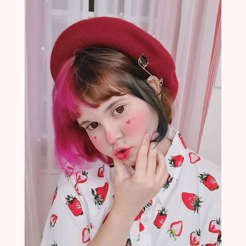 "CUTE METAL CAT" BERET K061418