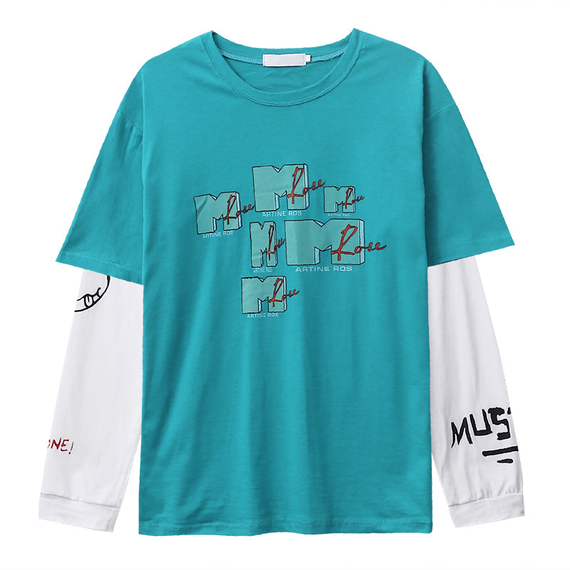 “GRAFFITI-ART” ROUND NECK T-SHIRT W102604